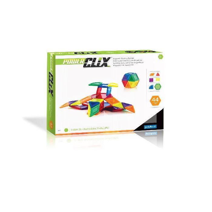 Конструктор Guidecraft PowerClix Solids 44 детали (G9421) изображение 6