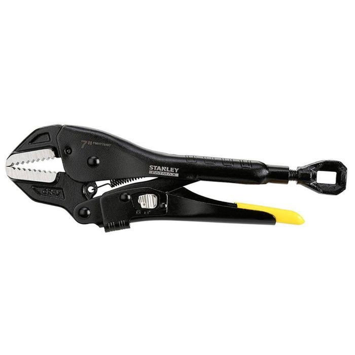 Кліщі Stanley з фіксацією (пінці) 180мм прямі посилені FatMax (FMHT0-75467)