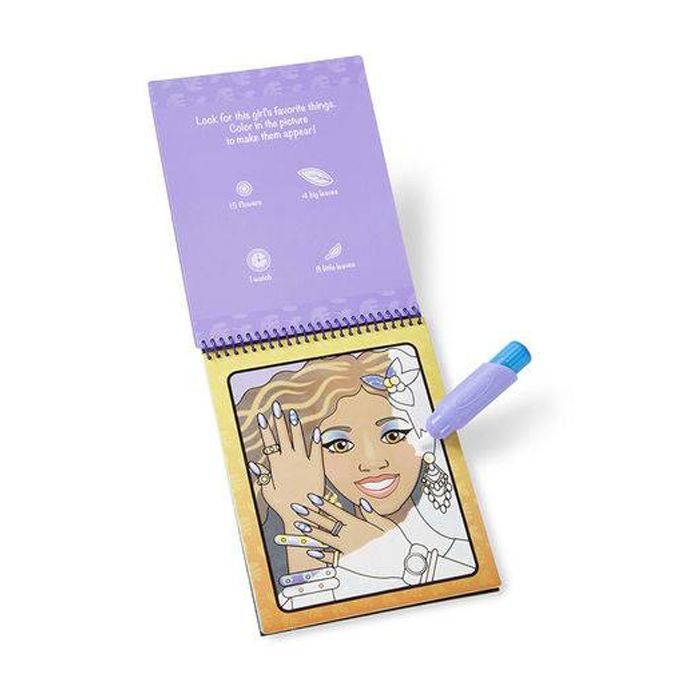 Набір для творчості Melissa&Doug Водна розмальовка Макіяж і манікюр (MD19416) зображення 3