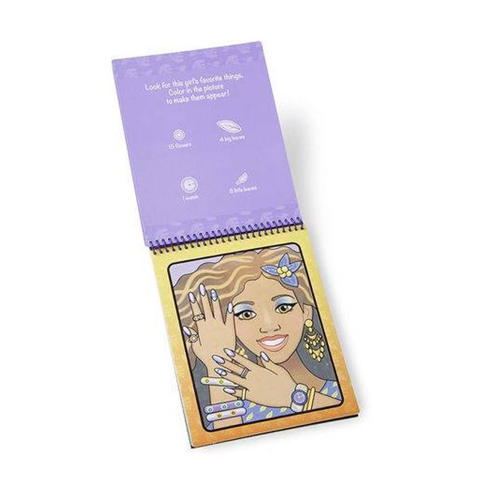 Набір для творчості Melissa&Doug Водна розмальовка Макіяж і манікюр (MD19416) зображення 4