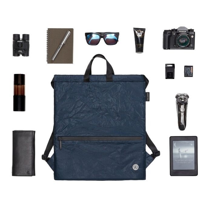 Рюкзак туристический Xiaomi RunMi 90 Points Lightweight Urban Drawstring Backpack Blue (6972125146144) изображение 3