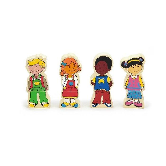 Развивающая игрушка Viga Toys Набор магнитов Дети (59699VG) изображение 2