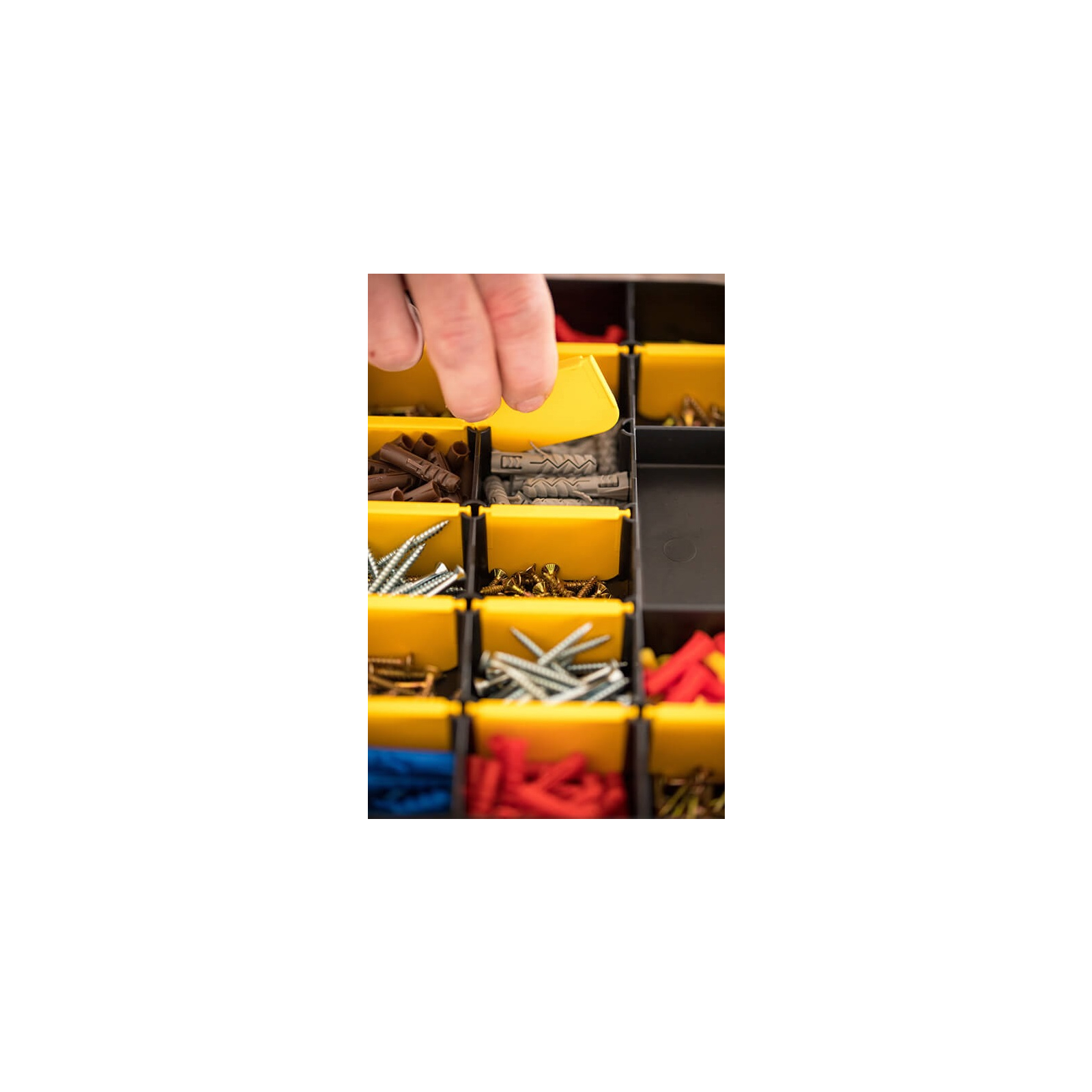 Ящик для инструментов Stanley касетница 21 х 11,5 х 3,5 см 17 отсеков (STST81680-1) изображение 2