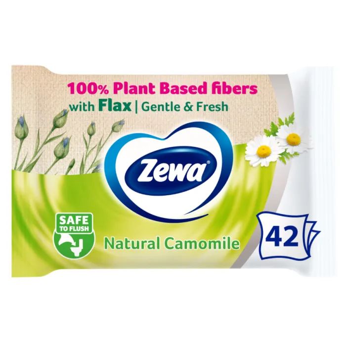 Туалетний папір Zewa Natural Camomile 42 шт (7322540796520)