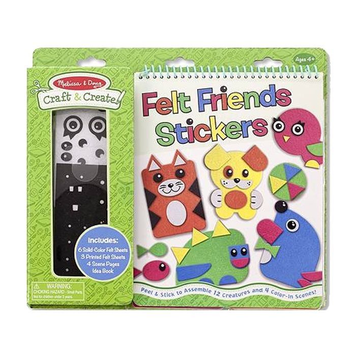 Набор для творчества Melissa&Doug Набор войлочных наклеек Друзья (MD5060)