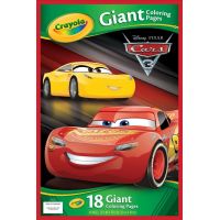 Набор для творчества Crayola Гигантская раскраска Тачки-3 (18 страниц 34 х 49 см) (04-0126)
