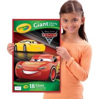 Набор для творчества Crayola Гигантская раскраска Тачки-3 (18 страниц 34 х 49 см) (04-0126) изображение 4