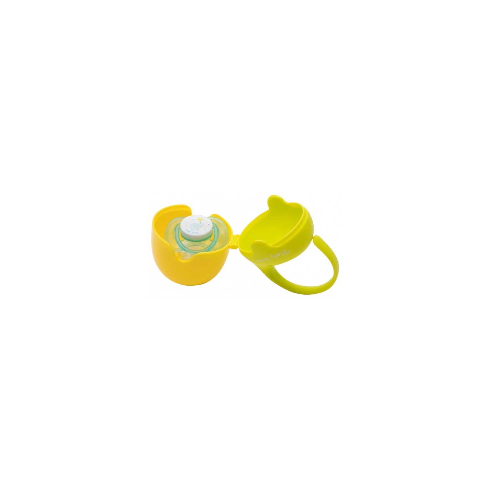 Контейнер для пустушок Baby Team Салатовый с желтым (3301_Салатовий з жовтим) зображення 2