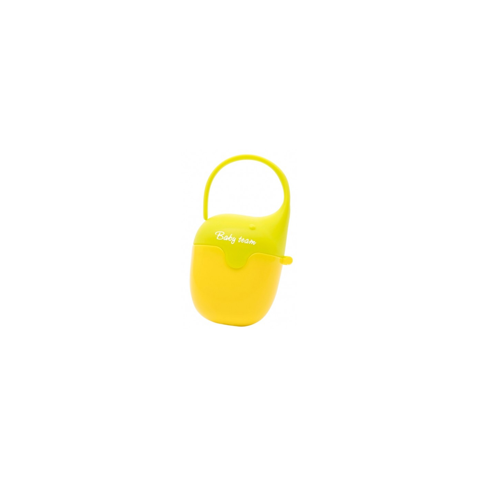 Контейнер для пустушок Baby Team Салатовый с желтым (3301_Салатовий з жовтим)