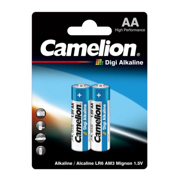 Батарейка Camelion AA LR6 Digi Alkaline * 2 (LR6-BP2DG)
