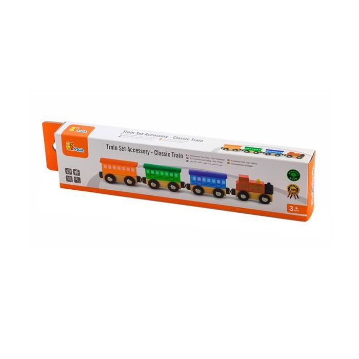 Залізниця Viga Toys Поїзд (50819) зображення 2