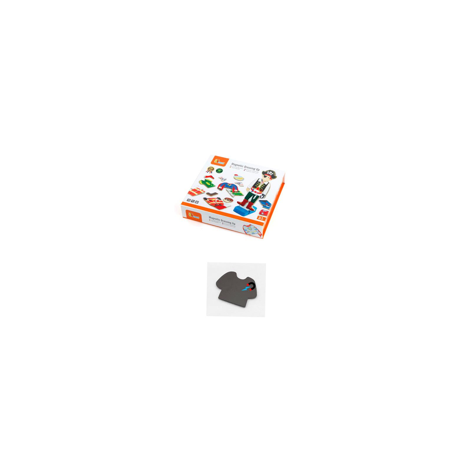 Игровой набор Viga Toys Гардероб мальчика на магнитах (50021) изображение 3