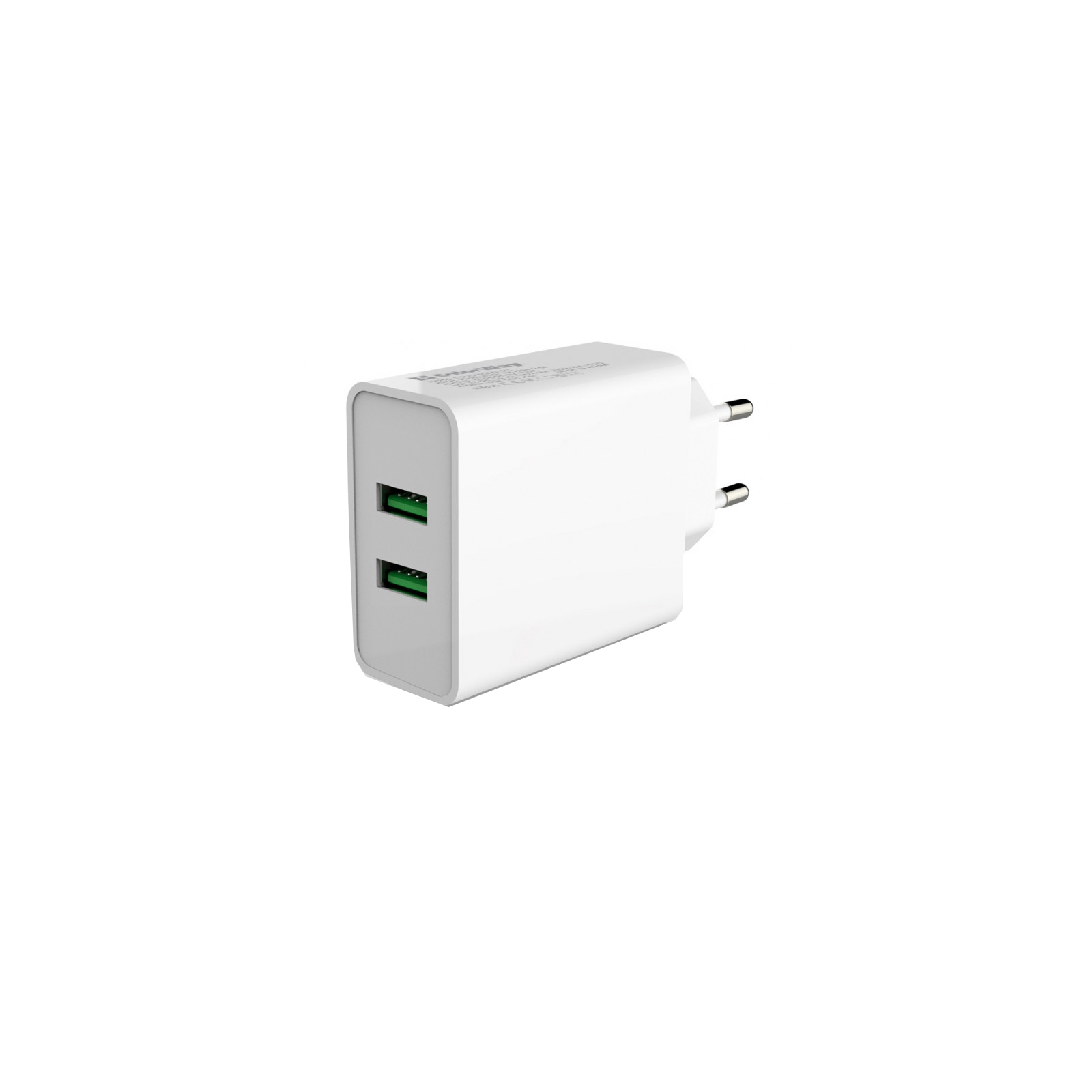 Зарядний пристрій ColorWay 2USB Quick Charge 3.0 (36W) (CW-CHS017Q-WT) зображення 5