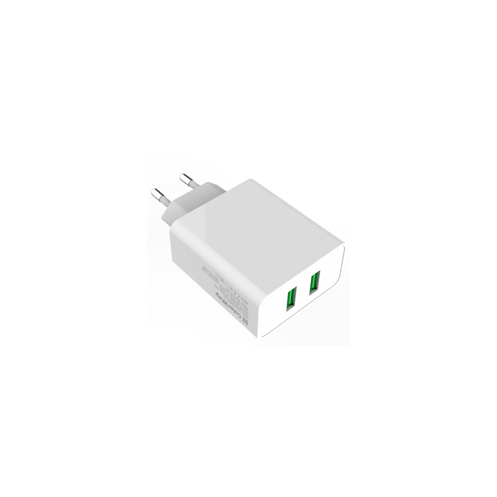 Зарядное устройство ColorWay 2USB Quick Charge 3.0 (36W) (CW-CHS017Q-WT) изображение 6