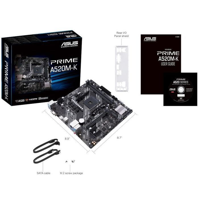 Материнская плата ASUS PRIME A520M-K изображение 8