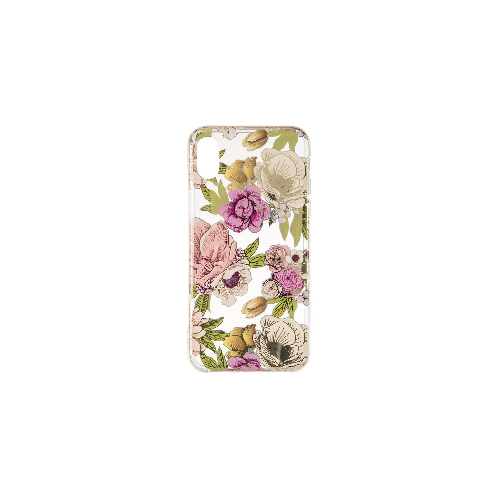 Чехол для мобильного телефона Gelius Flowers Shine for iPhone X Rose (00000072844) изображение 3