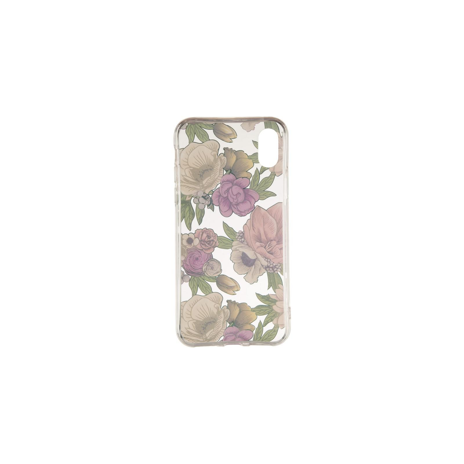 Чохол до мобільного телефона Gelius Flowers Shine for iPhone X Rose (00000072844)