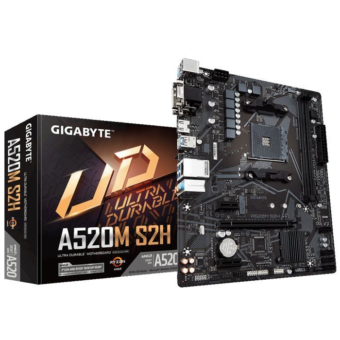 Материнская плата GIGABYTE A520M S2H изображение 2
