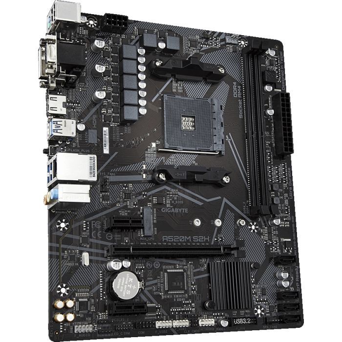 Материнская плата GIGABYTE A520M S2H изображение 3