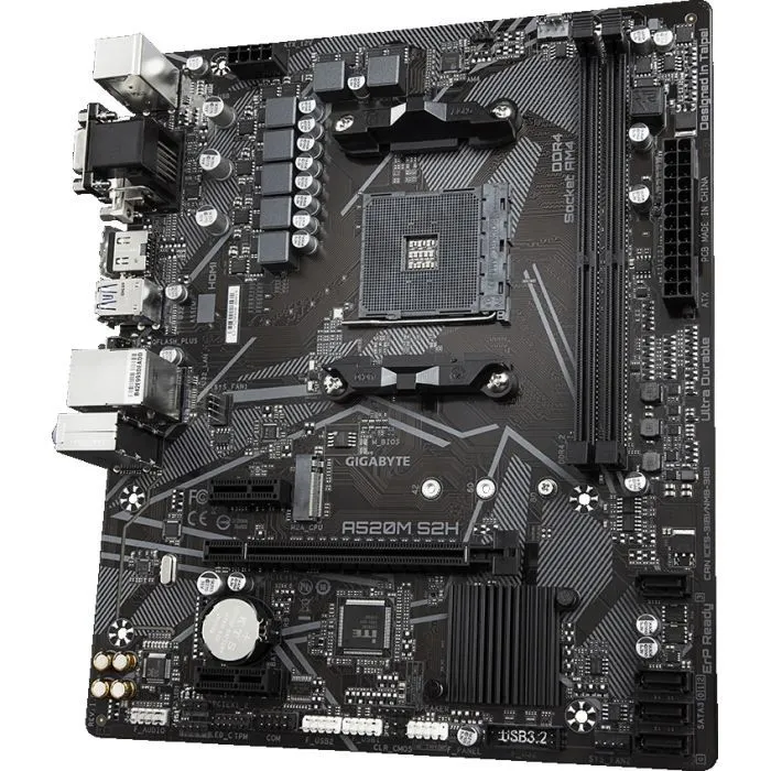 Материнская плата GIGABYTE A520M S2H изображение 4