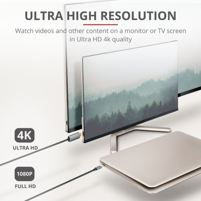 Переходник Trust Calyx USB-C to HDMI Adapter Cable (23332_TRUST) изображение 7