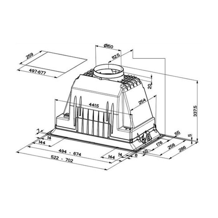 Витяжка кухонна Faber INKA PLUS HC X A70 зображення 2