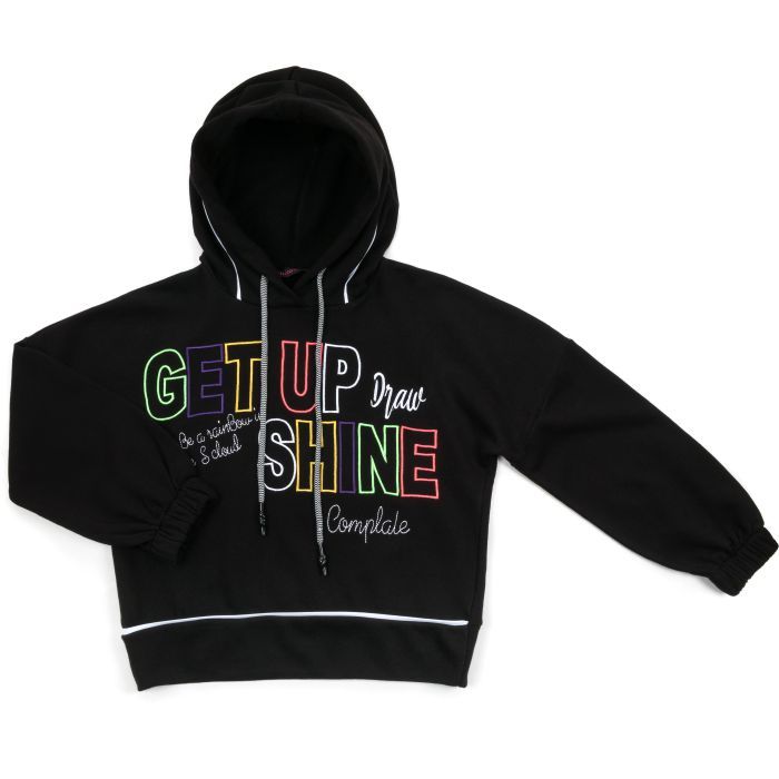Спортивный костюм детский Shukoko "SHINE" (1171-134G-black) изображение 2