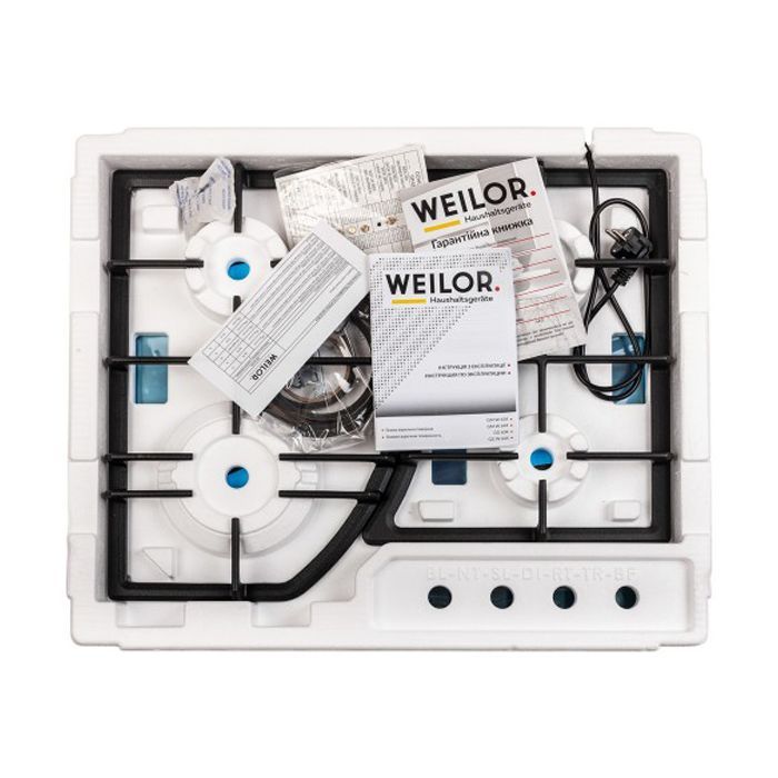 Варочна поверхня Weilor GM W 644 WH зображення 9