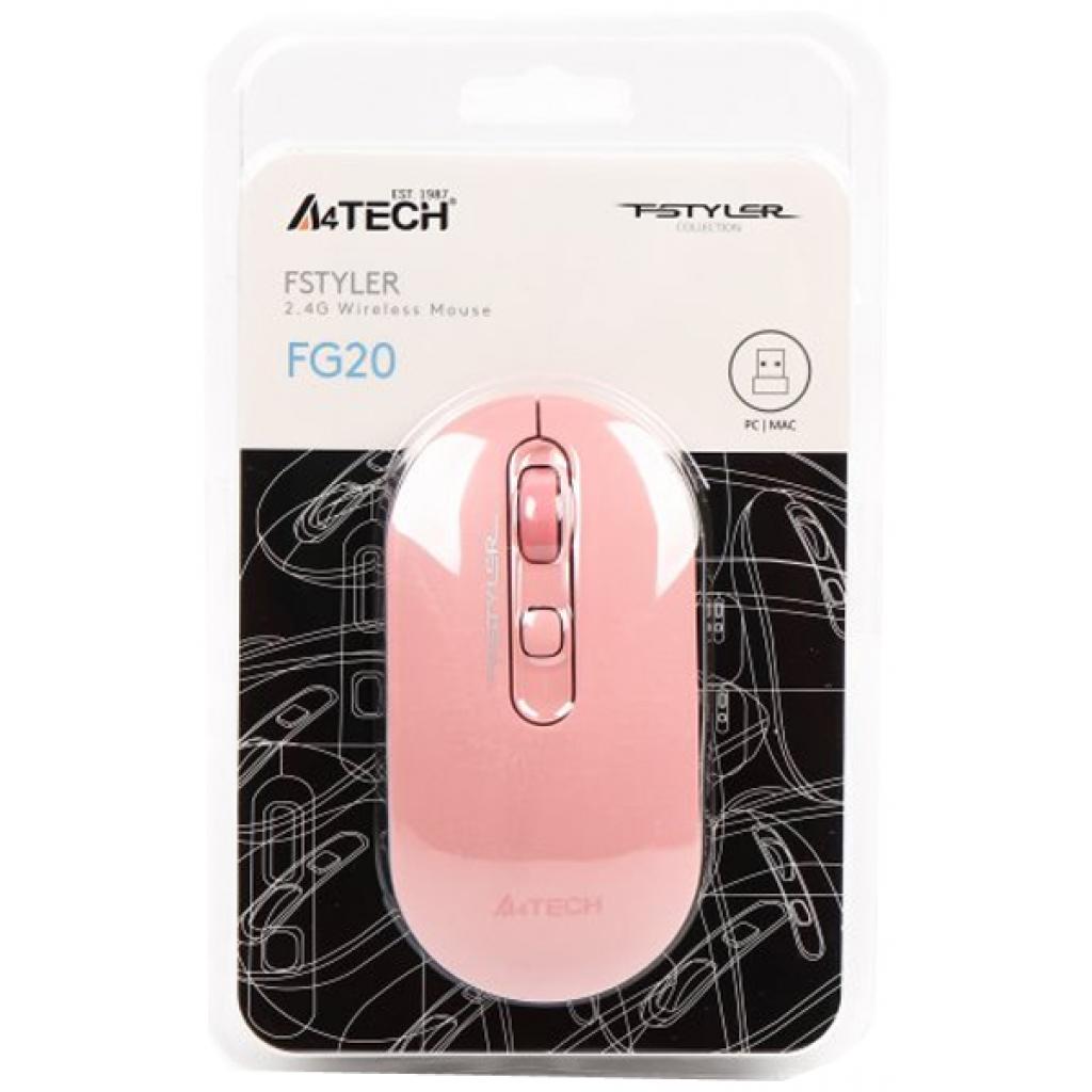 Мишка A4Tech FG20 Pink зображення 5