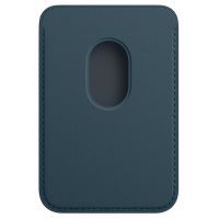 Чехол для мобильного телефона Apple iPhone Leather Wallet with MagSafe - Baltic Blue (MHLQ3ZE/A) изображение 2