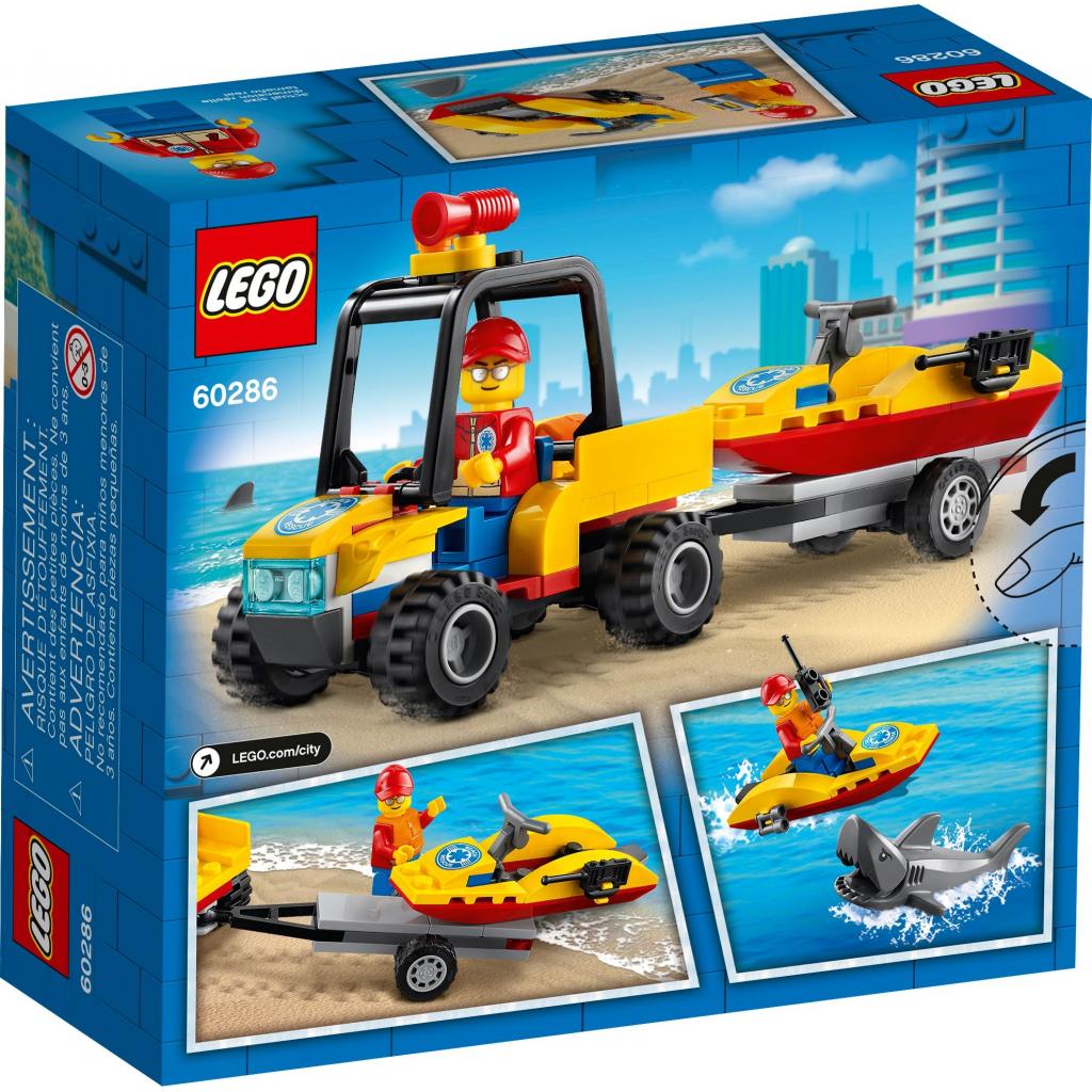 Конструктор LEGO City Great Vehicles Вездеход пляжных спасателей 79 деталей (60286) изображение 6