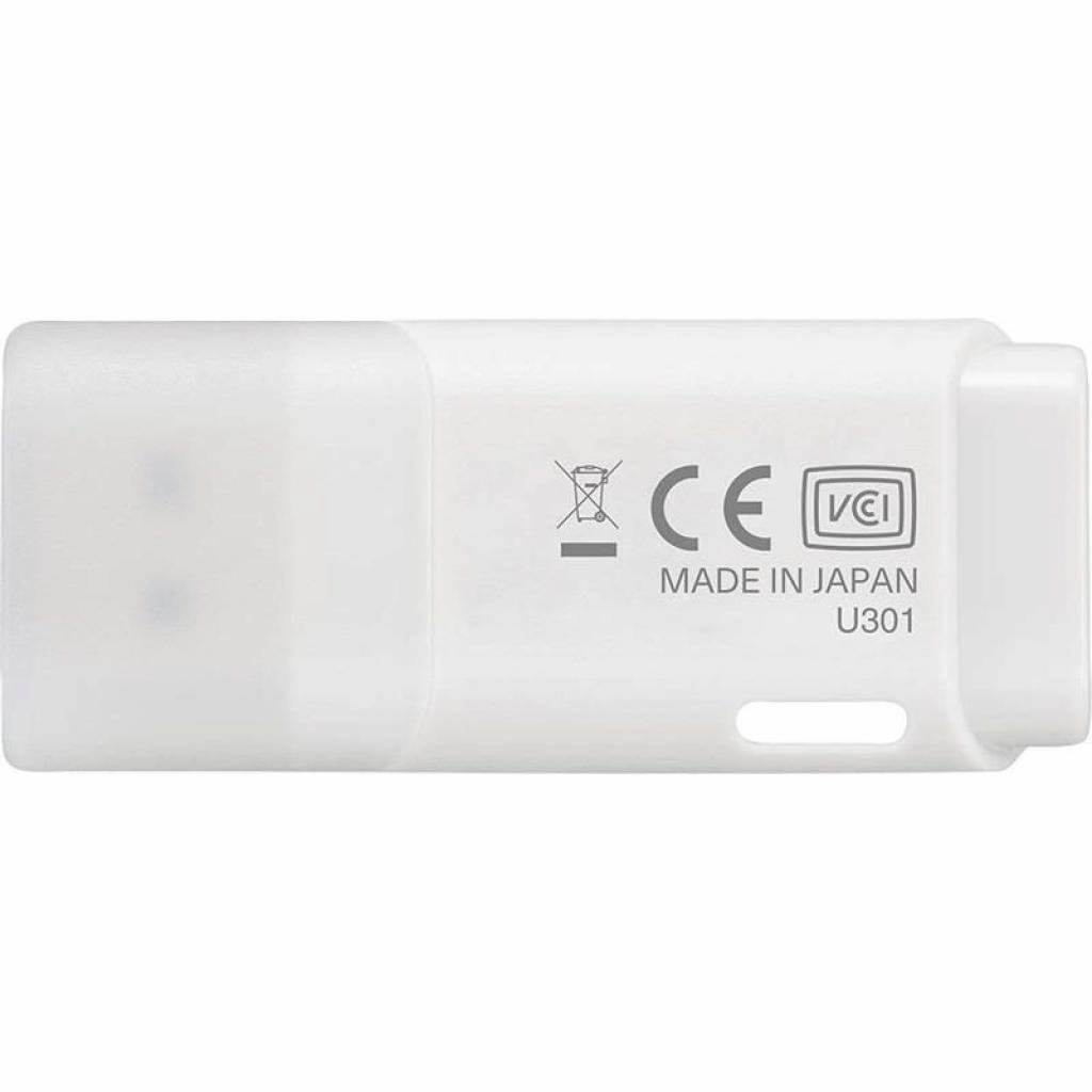 USB флеш накопитель Kioxia 64GB U301 White USB 3.2 (LU301W064GG4) изображение 2