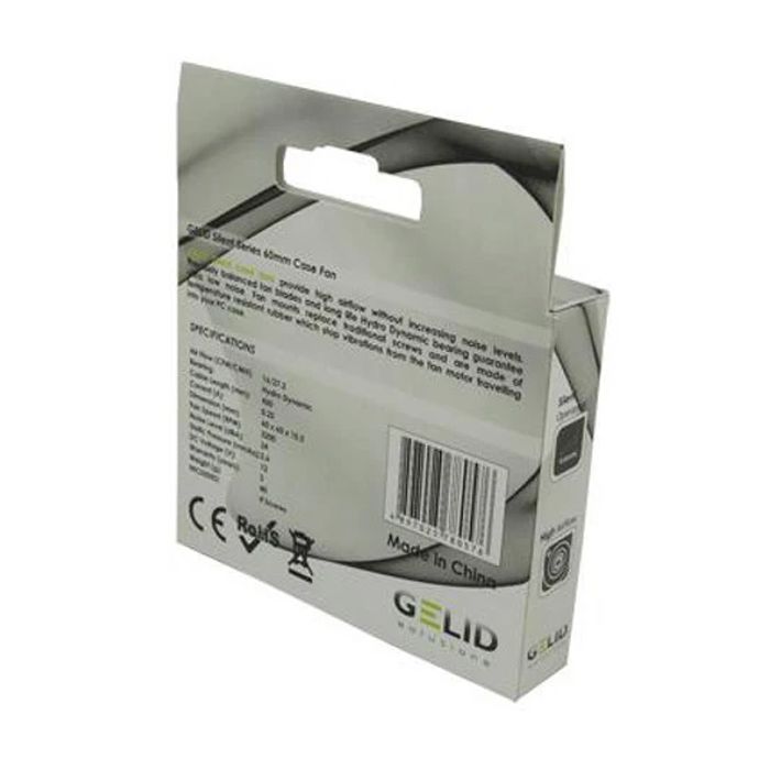 Кулер для корпуса Gelid Solutions Silent 6 60 mm (FN-SX06-32) изображение 4