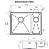 Мийка кухонна Minola FINERO SRZ 67350 зображення 9