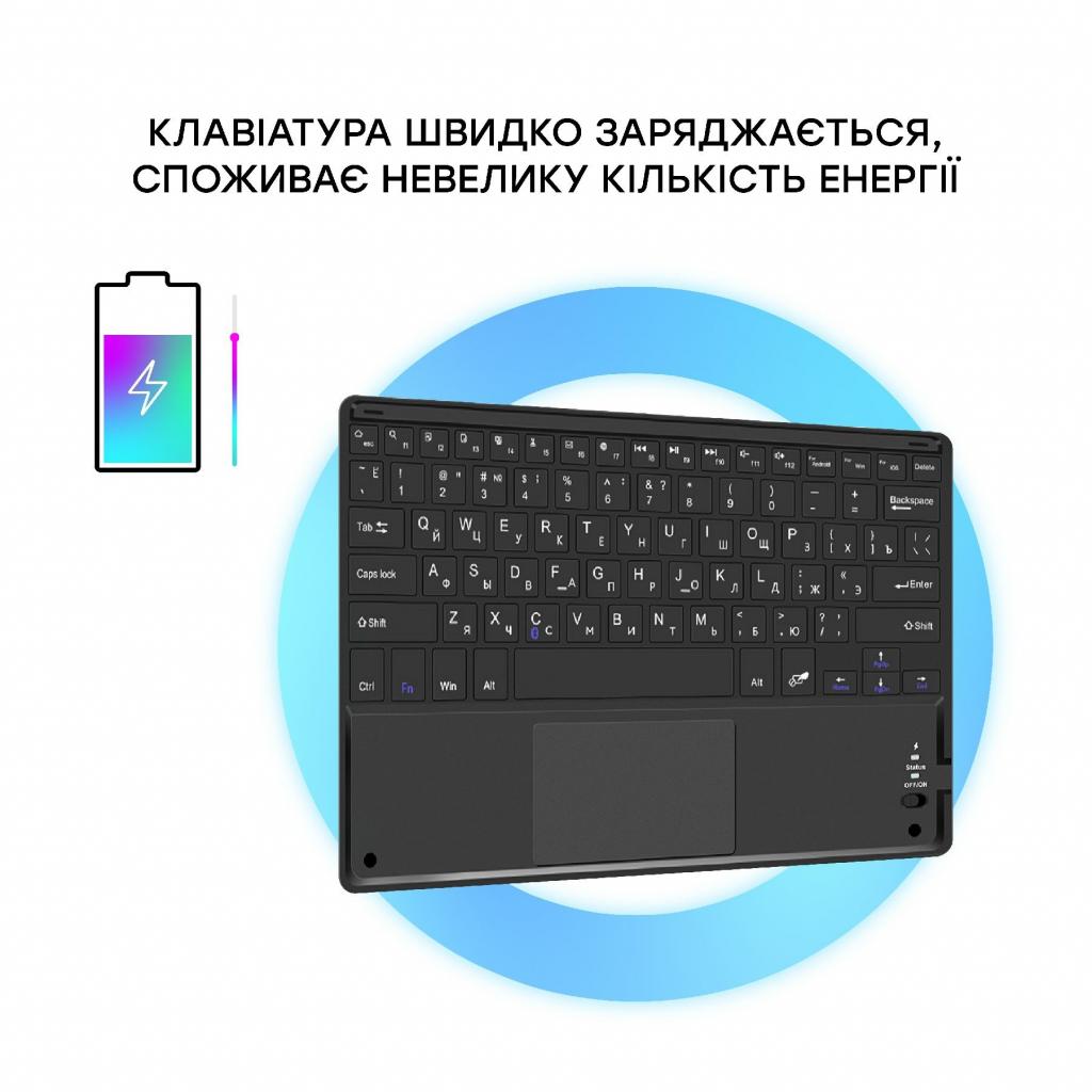 Чохол до планшета AirOn Premium Samsung Galaxy Tab A7 T500 Bluetooth keyboard touchp (4822352781055) зображення 7