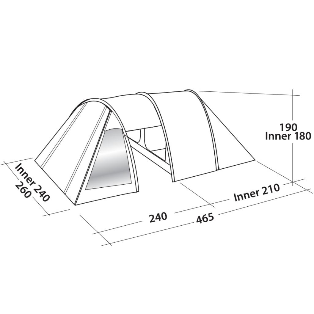 Палатка Easy Camp Galaxy 400 Rustic Green (928902) изображение 3