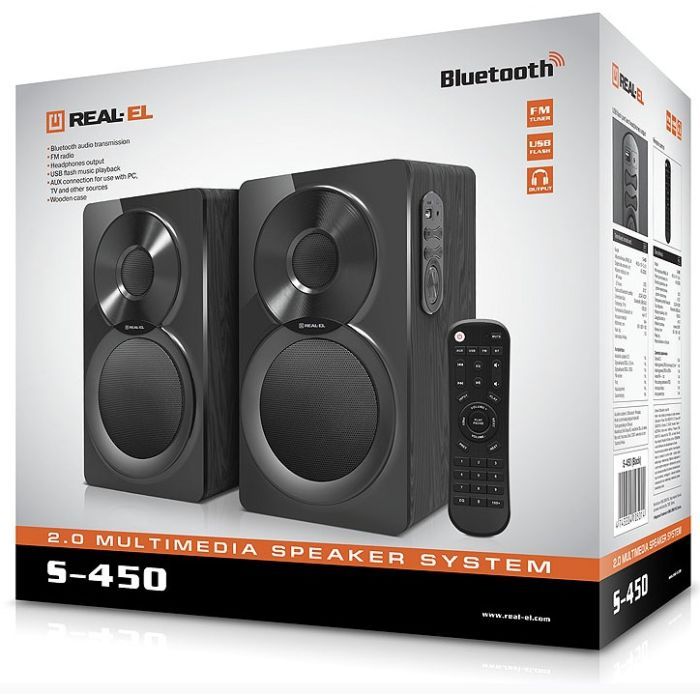 Акустична система REAL-EL S-450 Black (EL121200005) зображення 12