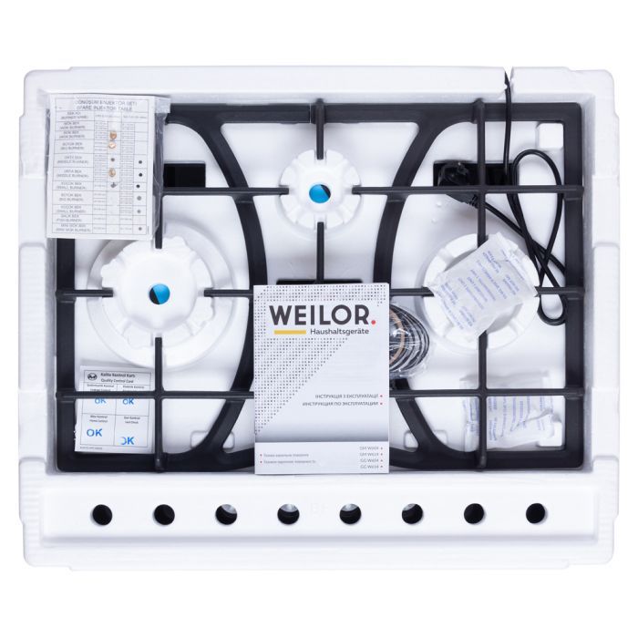 Варочна поверхня Weilor GG W 614 WH зображення 10