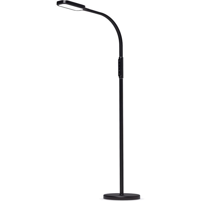 Торшер Videx LED торшер напольный чёрный 14W 3000-5500K 220V (VL-TF07B)