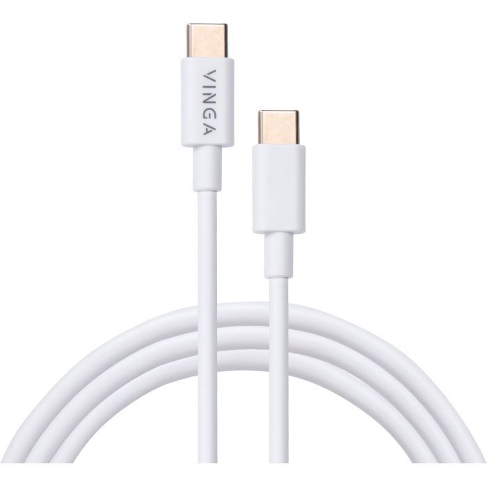 Дата кабель USB-C to USB-C 1.0m 45W PVC Vinga (VCPCTC45W)  > цены в Киеве и Украине Дата кабель USB-C to USB-C 1.0m 45W PVC Vinga (VCPCTC45W)