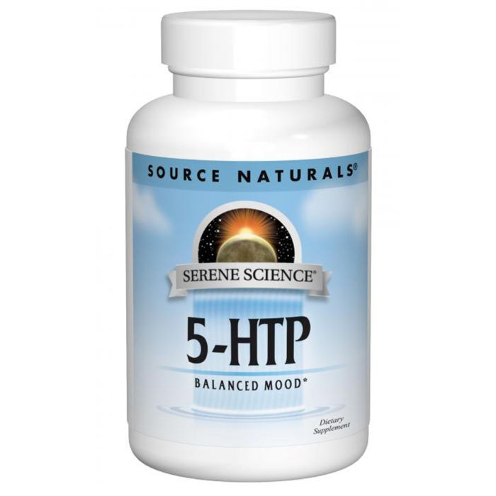 Аминокислота Source Naturals 5-HTP (Гидрокситриптофан), 50 мг, Serene Science, 30 желати (SN1700)