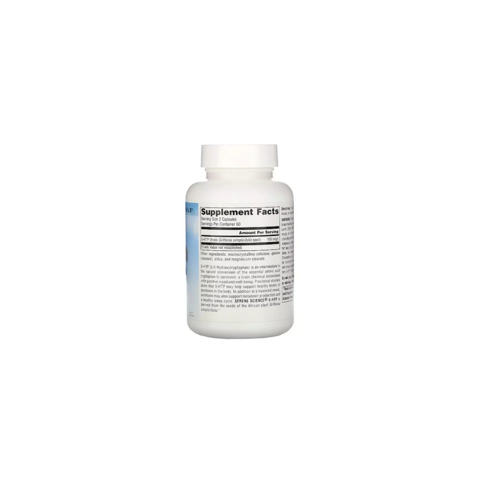 Амінокислота Source Naturals 5-HTP (гідроксітріптофан), 50 мг, Serene Science, 30 желатин (SN1700) зображення 2