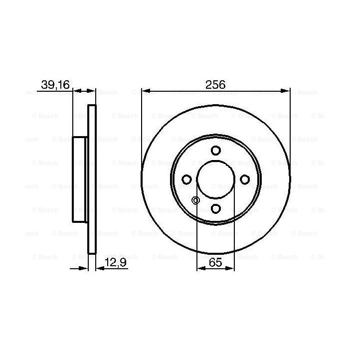 Тормозной диск Bosch 0 986 478 329 изображение 5