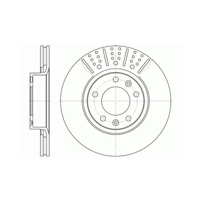 Тормозной диск REMSA 6265.10
