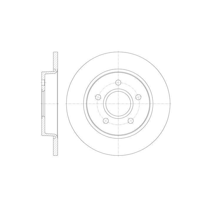 Тормозной диск REMSA 6846.00