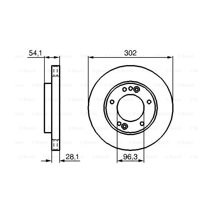 Тормозной диск Bosch 0 986 479 230 изображение 5