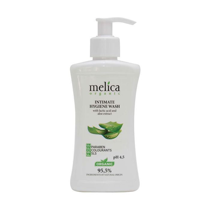 Гель для інтимної гігієни Melica Organic з молочною кислотою та екстрактом алое 300 мл (4770416342105)