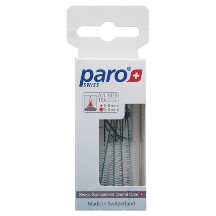 Щетки для межзубных промежутков Paro Swiss Isola long тонкие Ø 5.0 мм 10 шт. (7610458010150) изображение 2