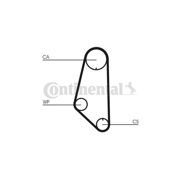 Ремінь ГРМ CONTITECH CT732