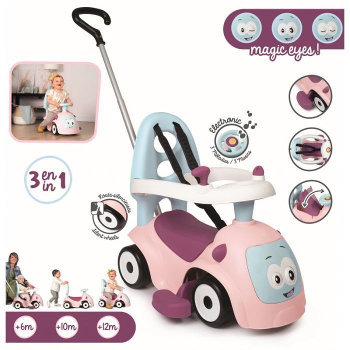 Чудомобиль Smoby Маэстро 3 в 1, розовый (720305) изображение 6